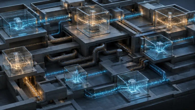 How do you track AI referral traffic through a complex measurement system with visible and hidden data pathways?