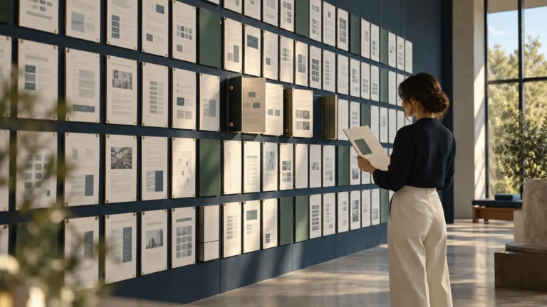 Strategist reviews AI search guidance against a publishing system to identify which content needs revision.